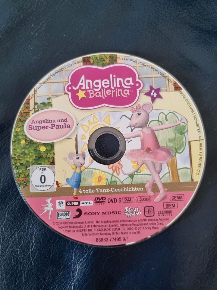 Neuwertig❗️Angelina Ballerina, Hörspiel - Box, 3 CDs, Geschichten in Wartenberg