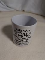 4x Jenny Holzer Zitat Tasse "I SEE YOU, I WATCH YOU..." neu Hessen - Rödermark Vorschau