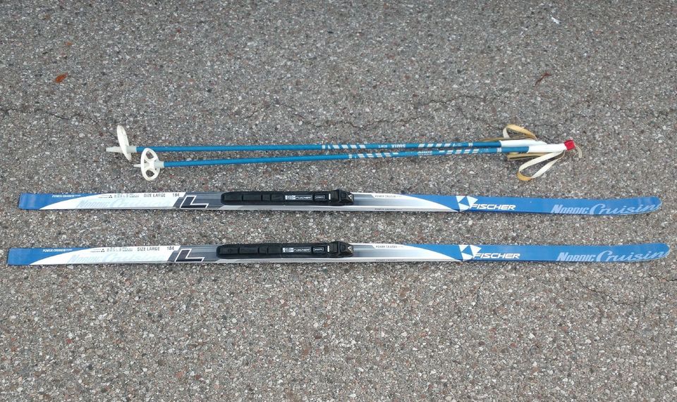 Fischer SNS Profil Schuppen Langlaufski Set 184cm Langlauf Ski185 in München