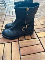 ✨Deichmann 5th Avenue Lederboots ,Stiefel Gr.37 schwarz ✨ Nordrhein-Westfalen - Herten Vorschau