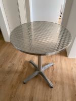 Tisch Edelstahl poliertes Metall  Ø 60cm H 73cm Düsseldorf - Lörick Vorschau