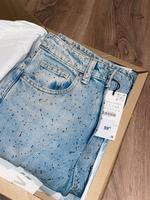 Zara Trf Jeans hellblau XS/34/6 NEU Glitzer beliebt Thüringen - Urbach bei Nordhausen Vorschau