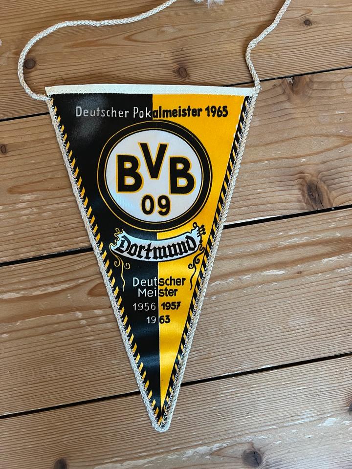 BVB Wimpel Europa Pokal Sieger Deutscher Pokalmeister in Hagen