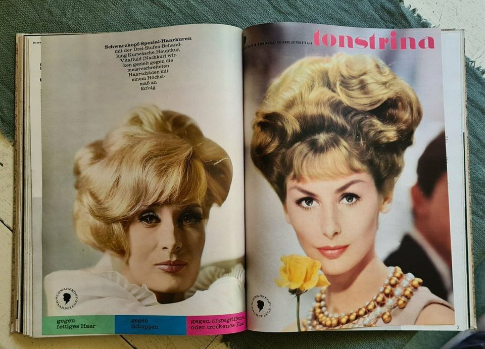 Tonstrina Friseurzeitschrift Friseurillustrierte Jahre 1962 -1963 in Stolpen