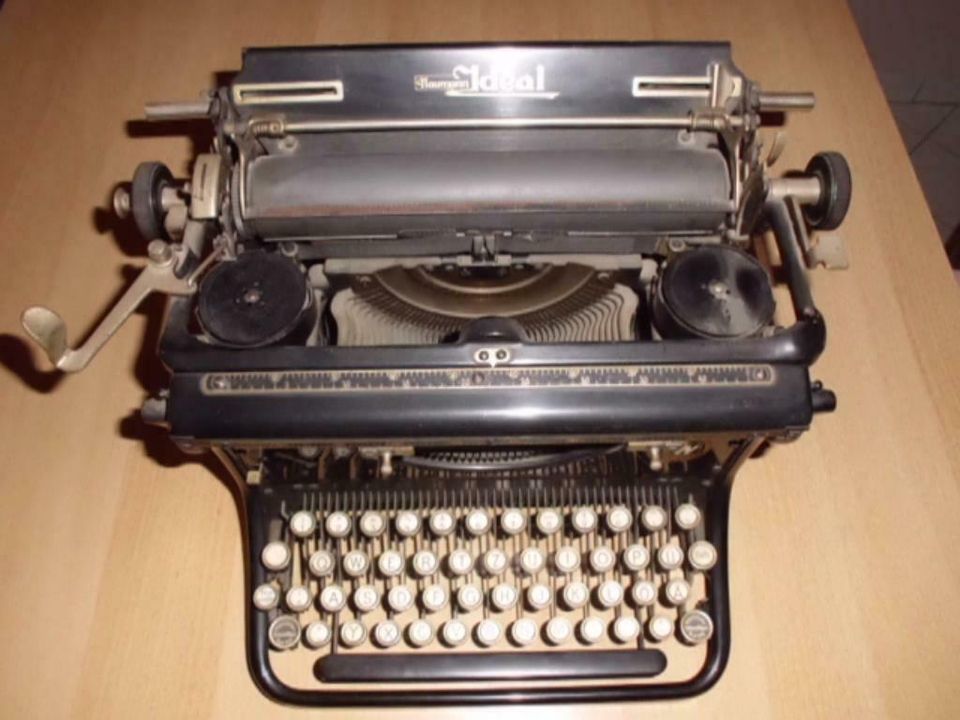 Alte Schreibmaschine von Seidel&Naumann in Bergkamen