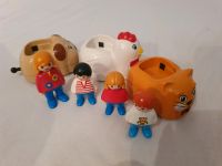 Playmobil 1 2 3 Tierchenzug Tierzug Hund Katze Huhn Figuren 123 Nordrhein-Westfalen - Waldbröl Vorschau