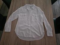 4,50Euro! Langarm Bluse, Amisu, XS, weiß Nordrhein-Westfalen - Düren Vorschau