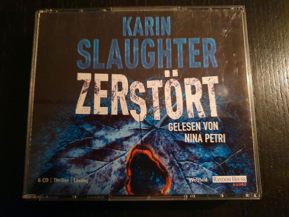Hörbücher CDs: Georgia-Reihe, Entsetzen, Zerstört (K. Slaughter) in Regensburg