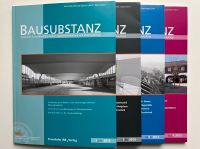 Fachzeitschrift BAUSUBSTANZ - Jahr 2013 - vier Hefte Altona - Hamburg Bahrenfeld Vorschau