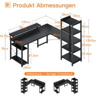 Schreibtisch schwarz Schleswig-Holstein - Reinfeld Vorschau