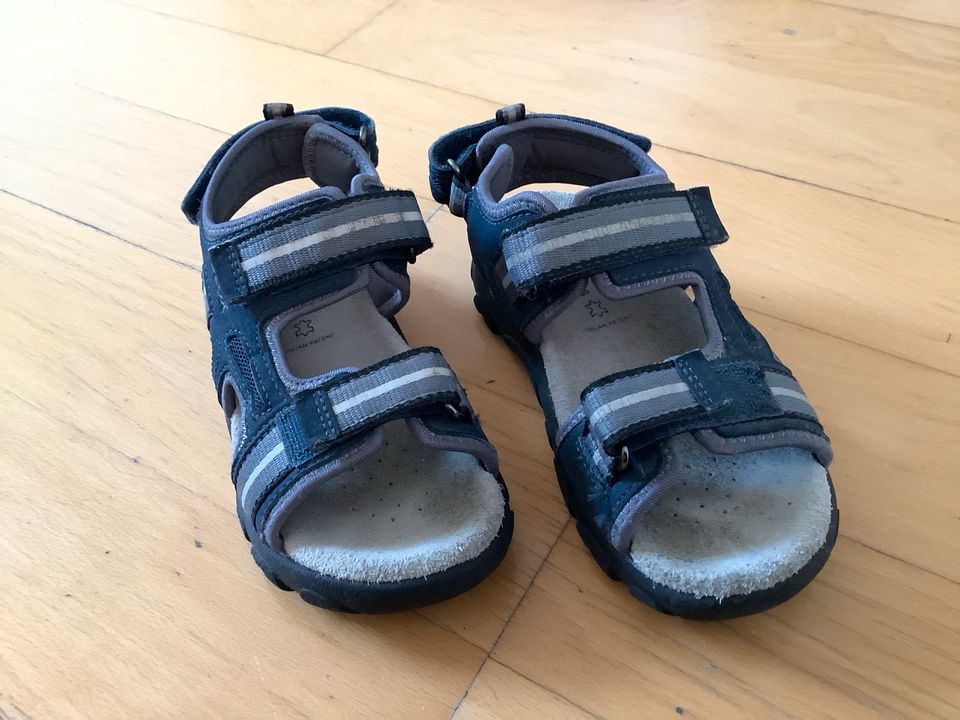 GEOX Schuhe Sandalen 29 blau-grau Klettverschluss in Landshut