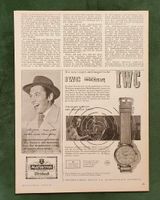IWC Ingenieur Armbanduhr Werbeanzeige 1956 Niedersachsen - Danndorf Vorschau