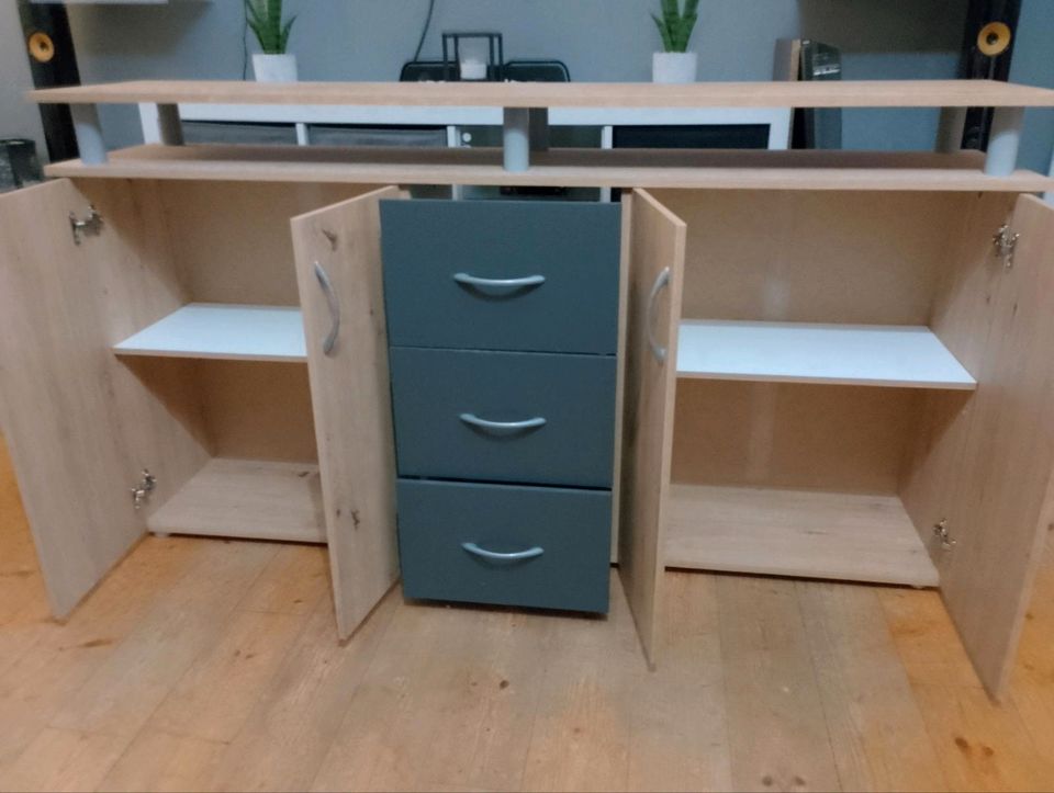 Ikea Sideboard 155 cm x 35 cm x 83 cm Malm Lieferservice möglich in Neuss