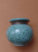kleine Keramik Vase grün gesprengelt, sehr alt Bayern - Bayreuth Vorschau