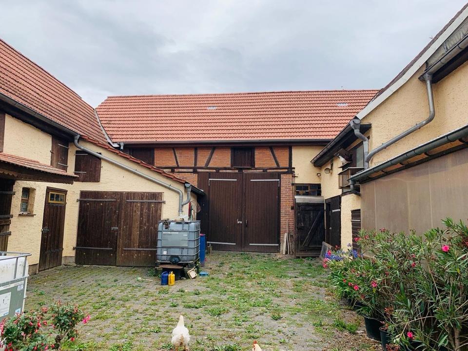 Haus und Hof mit gehobener Innenausstattung und Werkstatt in Bad Kösen