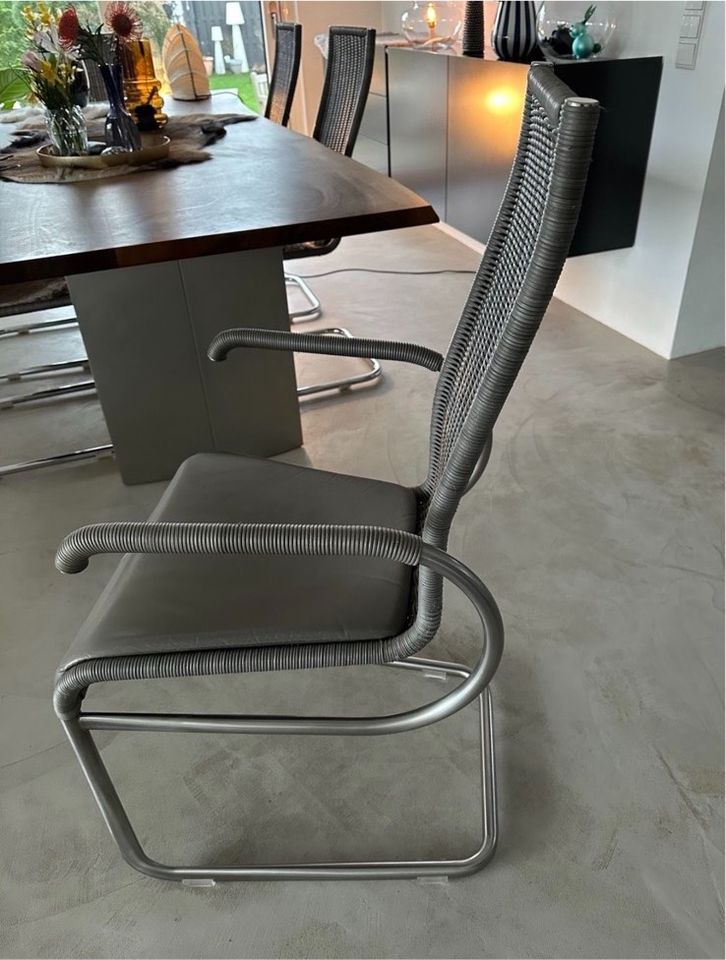 D27 von Tecta  Farbe Grau mit Sitzkissen aus Echtleder ❤️ in Witten
