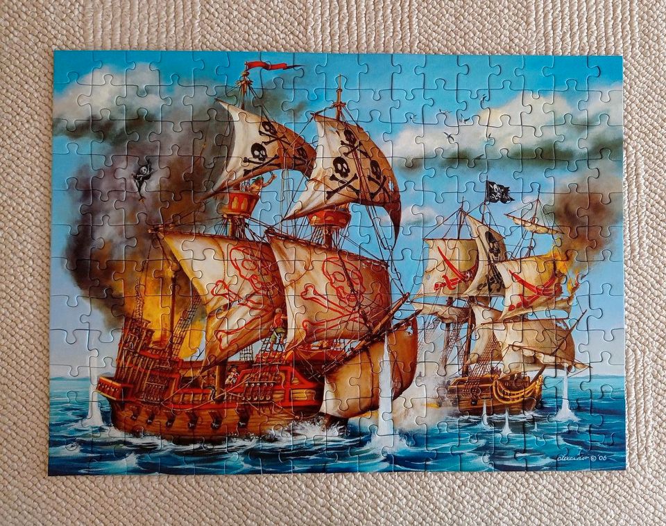 Ravensburger Puzzle 200 Teile Piraten Schiff in Tostedt