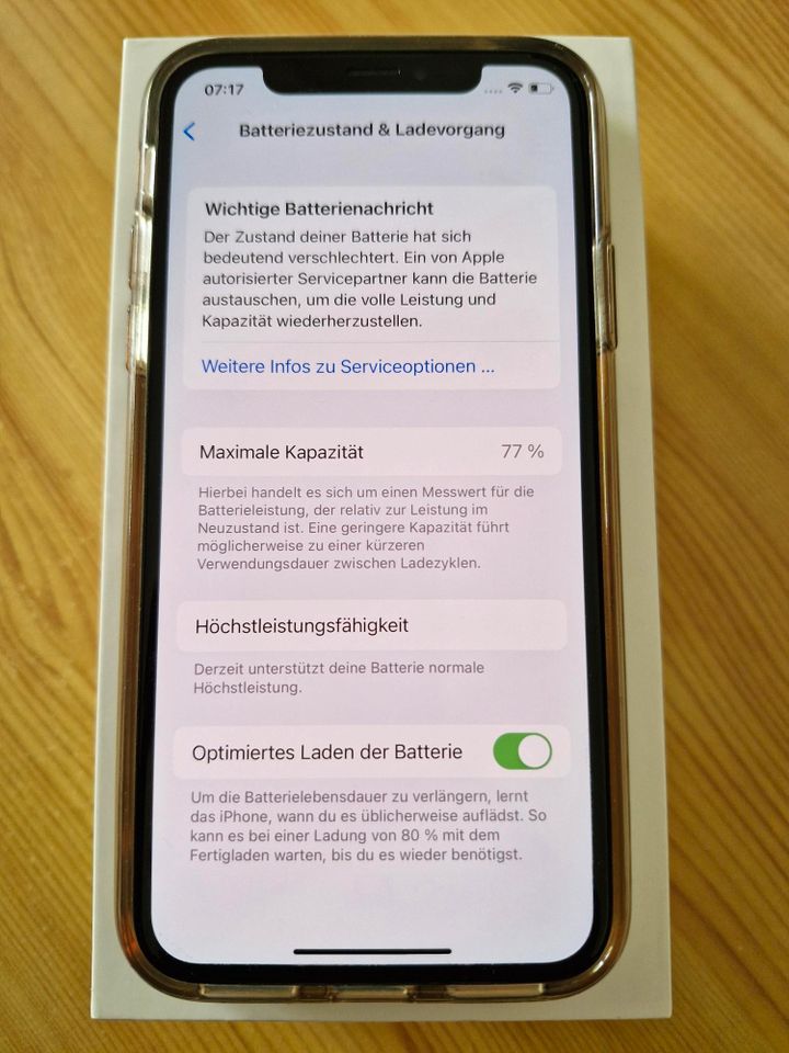 Apple iPhone Xs, Gold, 64GB in Hirschberg a.d. Bergstr.