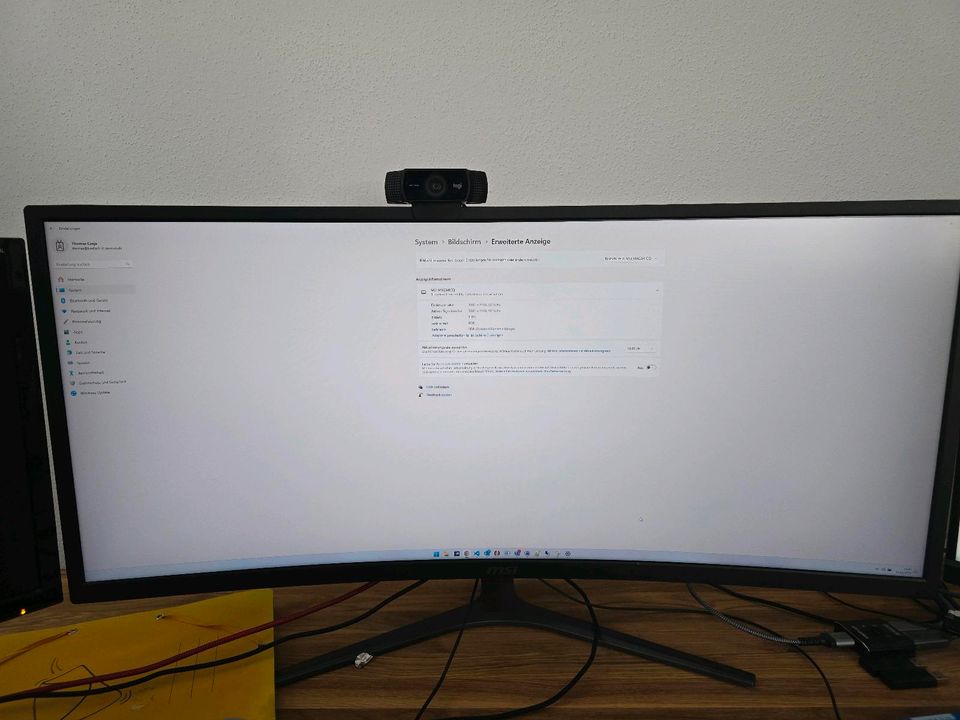 MSI Optix MAG341CQ curved Monitor in Weitnau