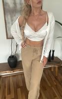 Leinenhose mit Gummizug Taille Niedersachsen - Ostrhauderfehn Vorschau