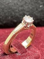 GOLD BRILLANT Damen Ring 14k 585 Gr. 55 6,89g GG AU Berlin - Neukölln Vorschau