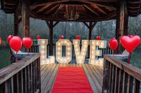 XXL Love Buchstaben letters, Hochzeit, Heiratsantrag, Feier Nordrhein-Westfalen - Gummersbach Vorschau