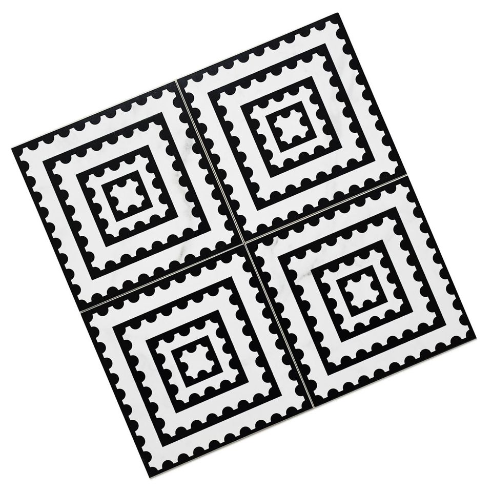 Wandfliese Villeroy & Boch Dekor schwarz weiß 20x20 cm (16,96 qm) in Dörpen
