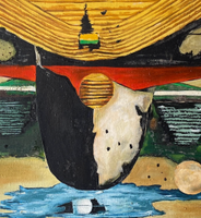 Expressionistisches Ölgemälde auf Leinwand Nordrhein-Westfalen - Detmold Vorschau