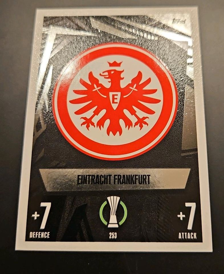Match Attax Wappen Eintracht Frankfurt in Falkenberg Oberpf