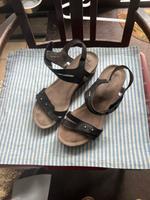 MEPHISTO LANNY schwarz 41 KORK KEILLEDERSANDALE mit Klettver Hannover - Mitte Vorschau