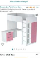 Hochbett von Polini mit Kleiderschrank und Schreibtisch Niedersachsen - Lengede Vorschau