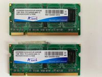 2x 1GB ADATA PC2-6400S-666-12 SO-DIMM Nordrhein-Westfalen - Stadtlohn Vorschau