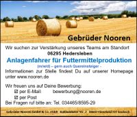 Anlagenfahrer (m/w/d) für Futtermittelproduktion gesucht Sachsen-Anhalt - Seegebiet Mansfelder Land Vorschau