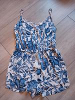 h&m Jumpsuit kurz blau weiß Blumen neuwertig Niedersachsen - Nordstemmen Vorschau