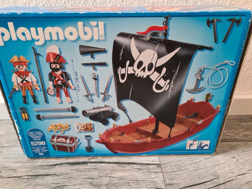 Playmobil 5298 Piratenschiff Boot Piraten Segelschiff in Leopoldshöhe