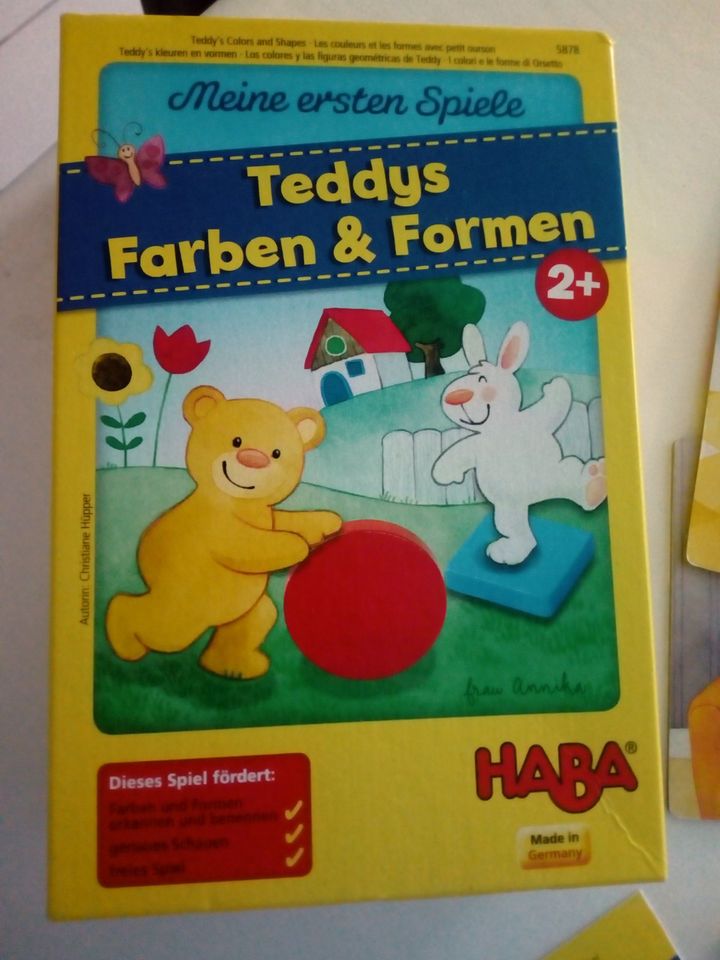 HABA Meine ersten Spiele - Teddys Farben und Formen, neuwertig !! in Stuttgart