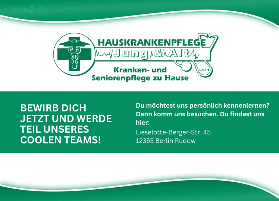 Liebevolle Pflegekraft (m/w/d) gesucht! in Berlin