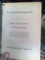 Meißners Handverkaufstaxe für Drogenhandlungen 1932 Bayern - Augsburg Vorschau