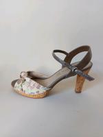Tamaris Sandalette Pumps Sommer Schuhe hoher Absatz Lack Kork 37 München - Schwabing-Freimann Vorschau