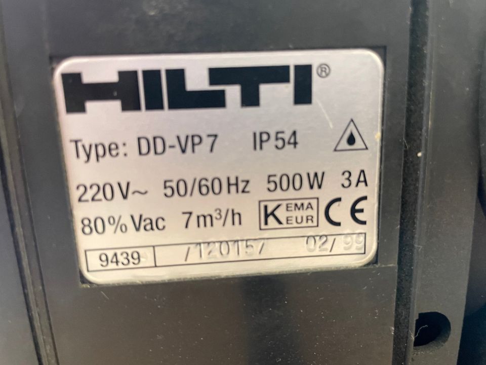 ✨  Hilti - Vakuumpumpe VP7 - Top Zustand -  Wie Neu in Hameln