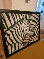 Fotodruck, gerahmt, Motiv Zebras. Thüringen - Jena Vorschau