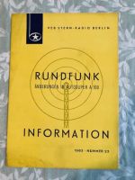 Rundfunk – Information 1963-23 Autoradio A100-Änderungen Sachsen-Anhalt - Magdeburg Vorschau