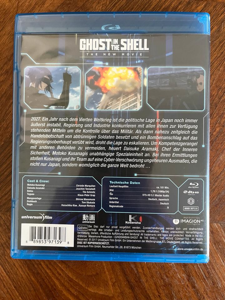 Ghost in the Shell The New Movie GitS Bluray in Leipzig