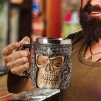 Wikinger Totenkopf Krug Bierkrug Kaffeebecher Trinkbecher Deko Bayern - Starnberg Vorschau