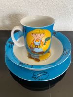 Bob der Baumeister Geschirrset Porzellan Teller Schüssel Tasse Baden-Württemberg - Konstanz Vorschau