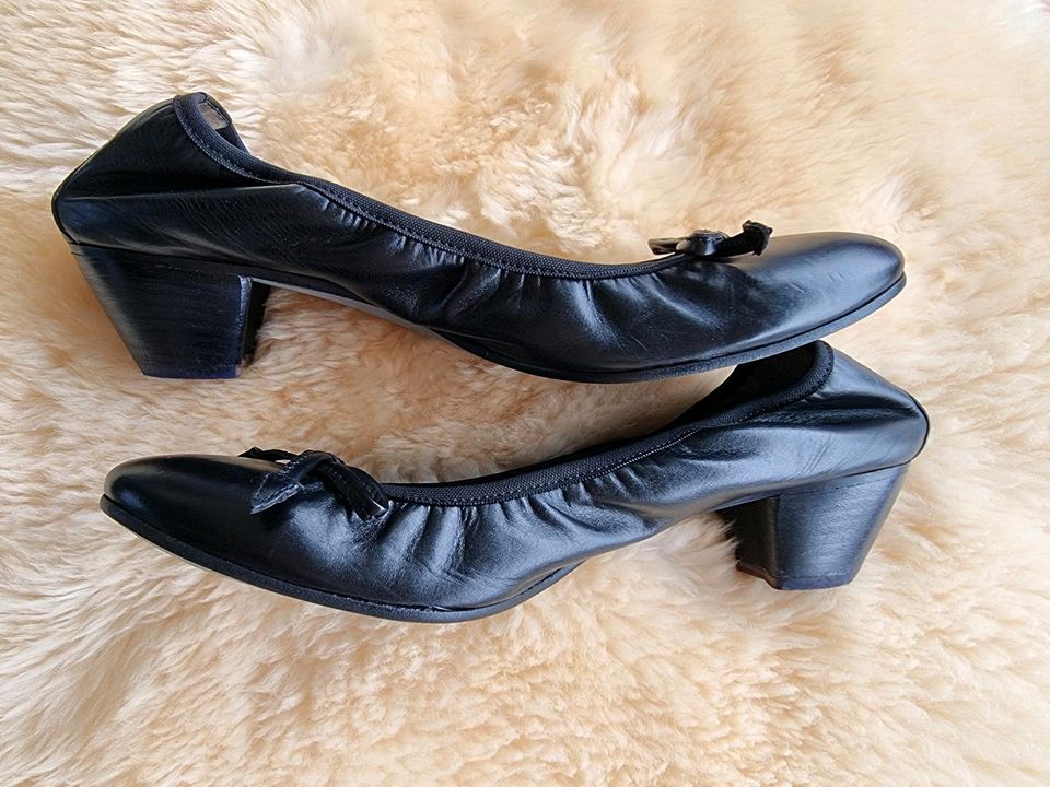 Maripe Ballerina Pumps schwarz Größe 40 vgl. Paul Green in Wöllstadt