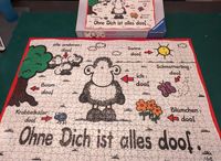 Puzzle "ohne dich ist alles doof" sheepworld Bayern - Langensendelbach Vorschau