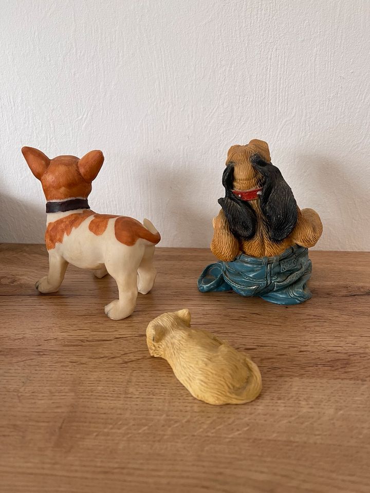 3 Hundefiguren/Stiftehalter,Sammlerfiguren,Sammeln,Hund in Zülpich