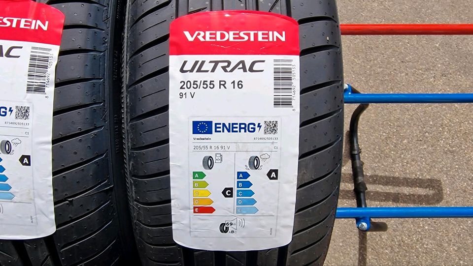 Sommerreifen Vredestein ULTRAC 205/55R16 91V Montage Versand in Burgau