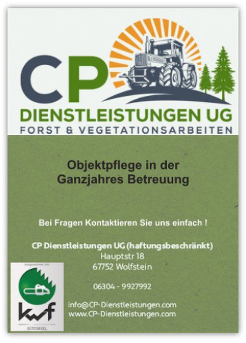 Gartenpflege, Baumfällung, Rodung, Winterdienst in Wolfstein
